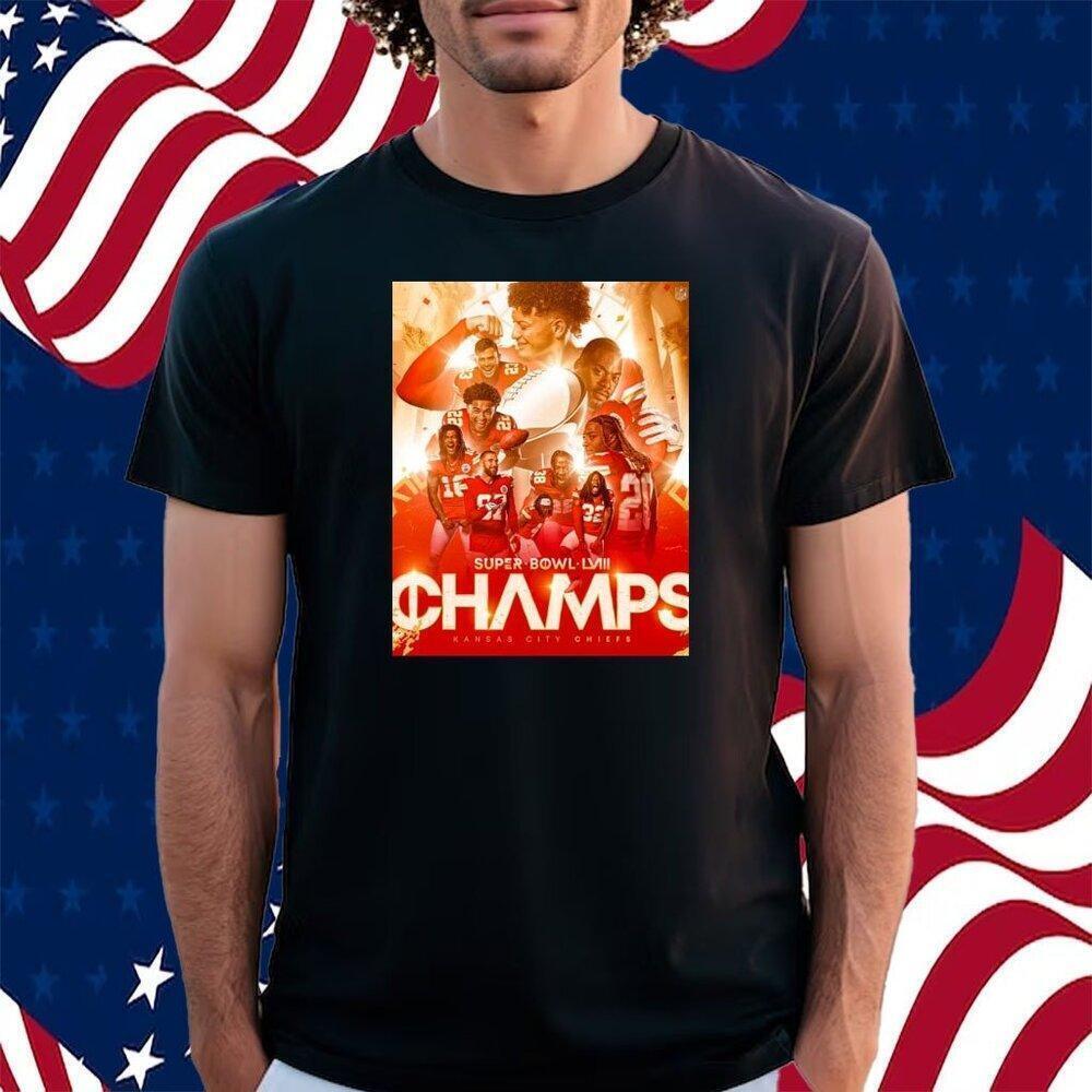 The Chiefs Are Super Bowl Lviii Champions Retro  Football Fan Collector Gift
